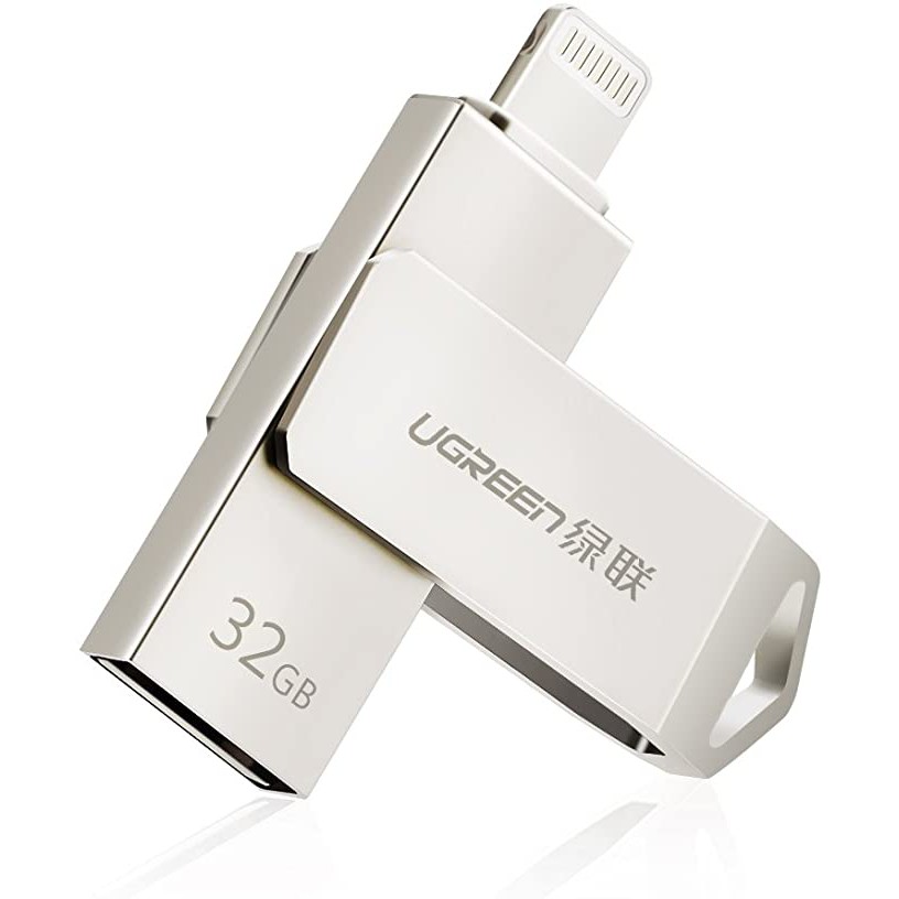 USB OTG 2.0 UGREEN US200 MFI cho iPhone/iPad - Dung lượng 16GB / 32GB / 64GB / 128GB