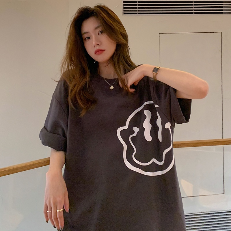 Áo Thun Tay Ngắn Dáng Rộng Thiết Kế Mới Thời Trang Mùa Hè Dành Cho Nữ