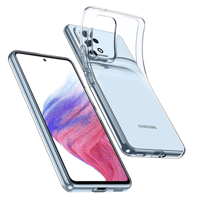Ốp điện thoại trong suốt chống sốc dành cho Samsung ss Galaxy A73 A54 A53 A34 A24 A23 A13 A04 A04e A04s A03 A03s M14 M23 M32 M33 M54 M53 4G 5G 2023
