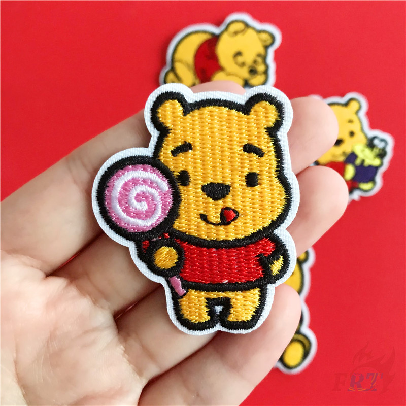 1 Miếng Vá Quần Áo Hình Gấu Pooh Dễ Thương