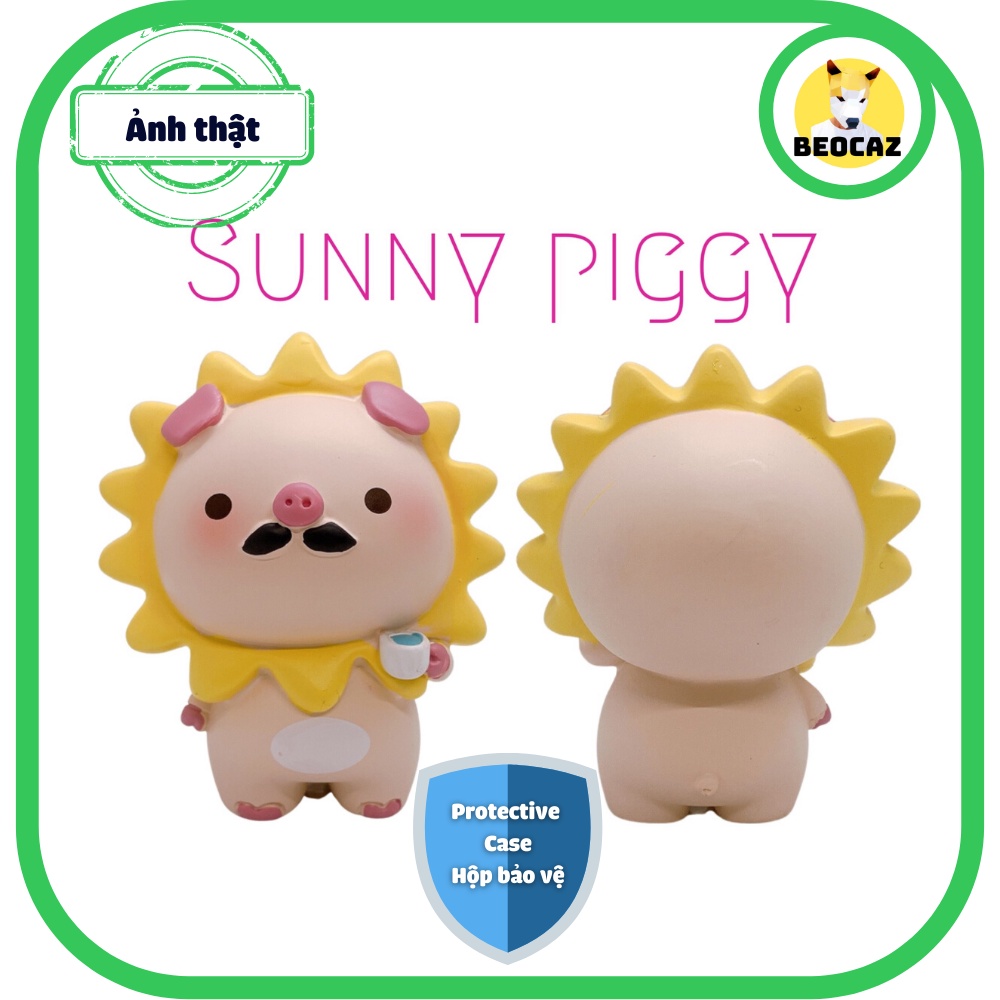 [Full Box] [Tặng Hộp Bảo Vệ] Mô hình lợn mặt trời heo hồng Sunny Piggy dễ thương may mắn trang trí quà tặng Valentine