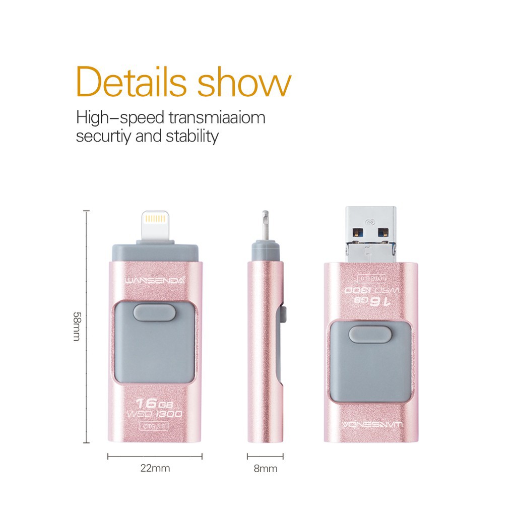 USB ổ cứng tốc độ cao với dung lượng 128G/256G/512G