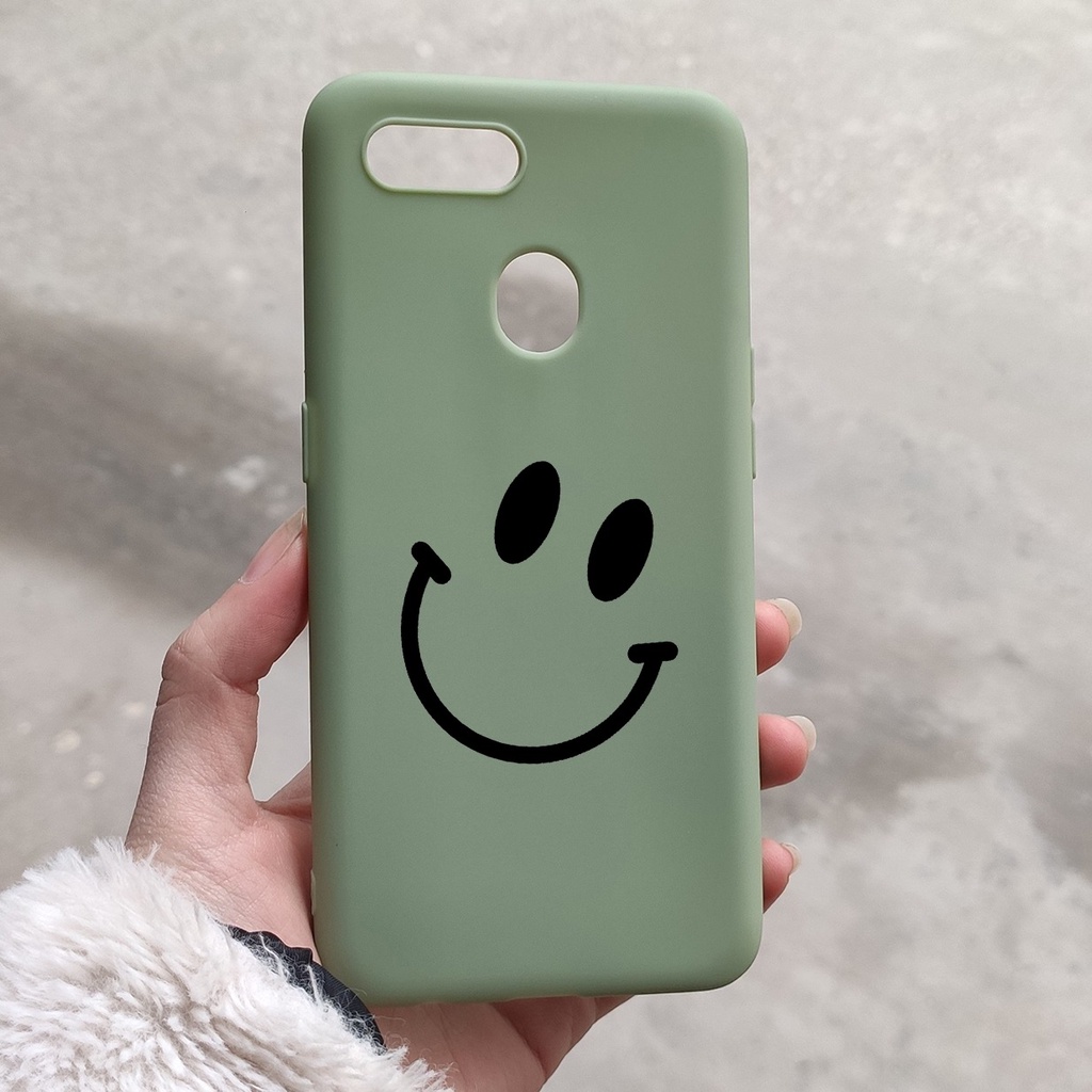 Ốp Dẻo Mặt Cười  A5s/Realme 2 Pro/F9/A12/A7