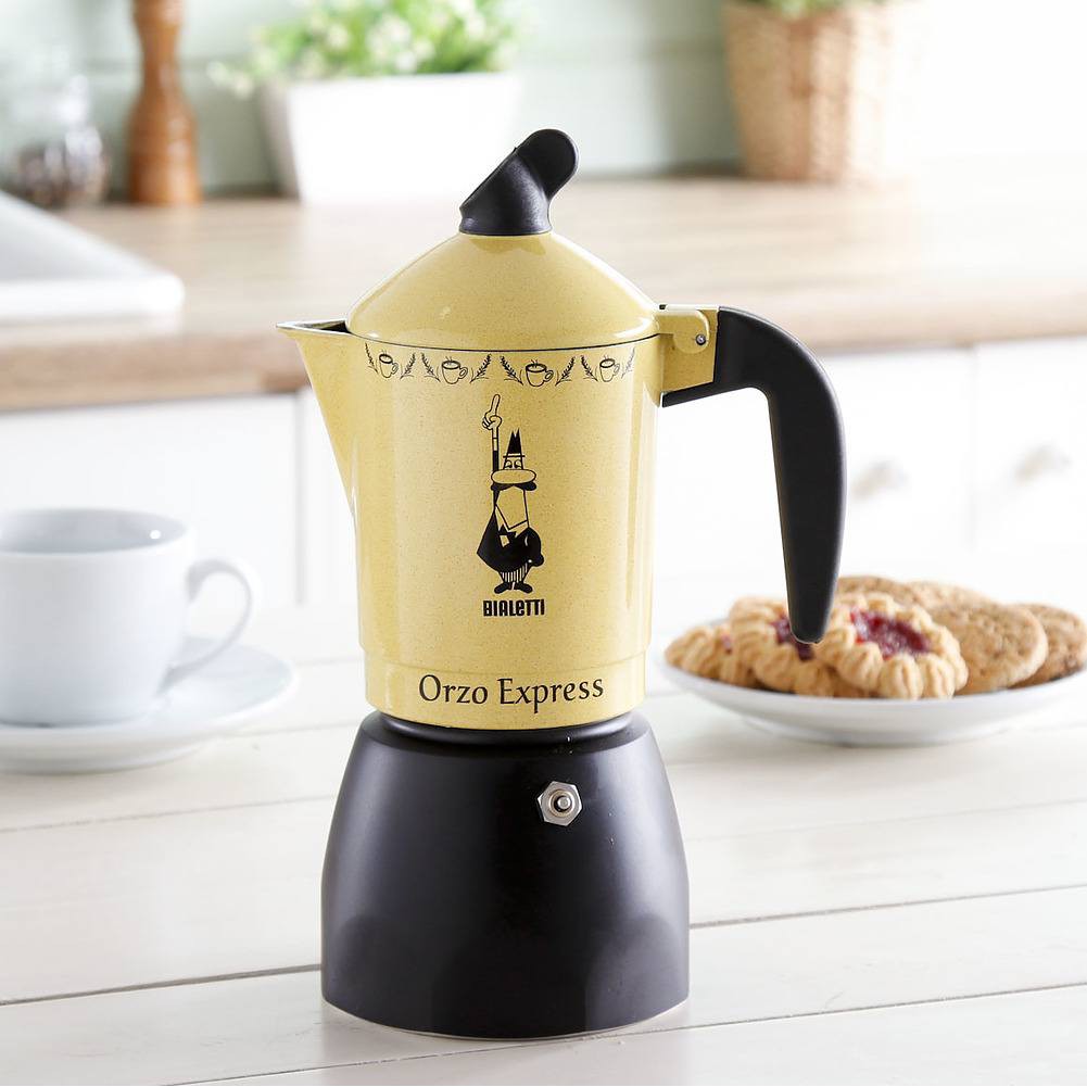 Ấm cà phê Ý (moka pot) Bialetti Orzo Express