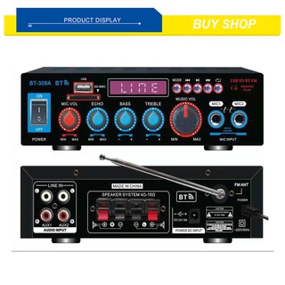 Ampli mini karaoke bluetooth cao cấp bt-309a