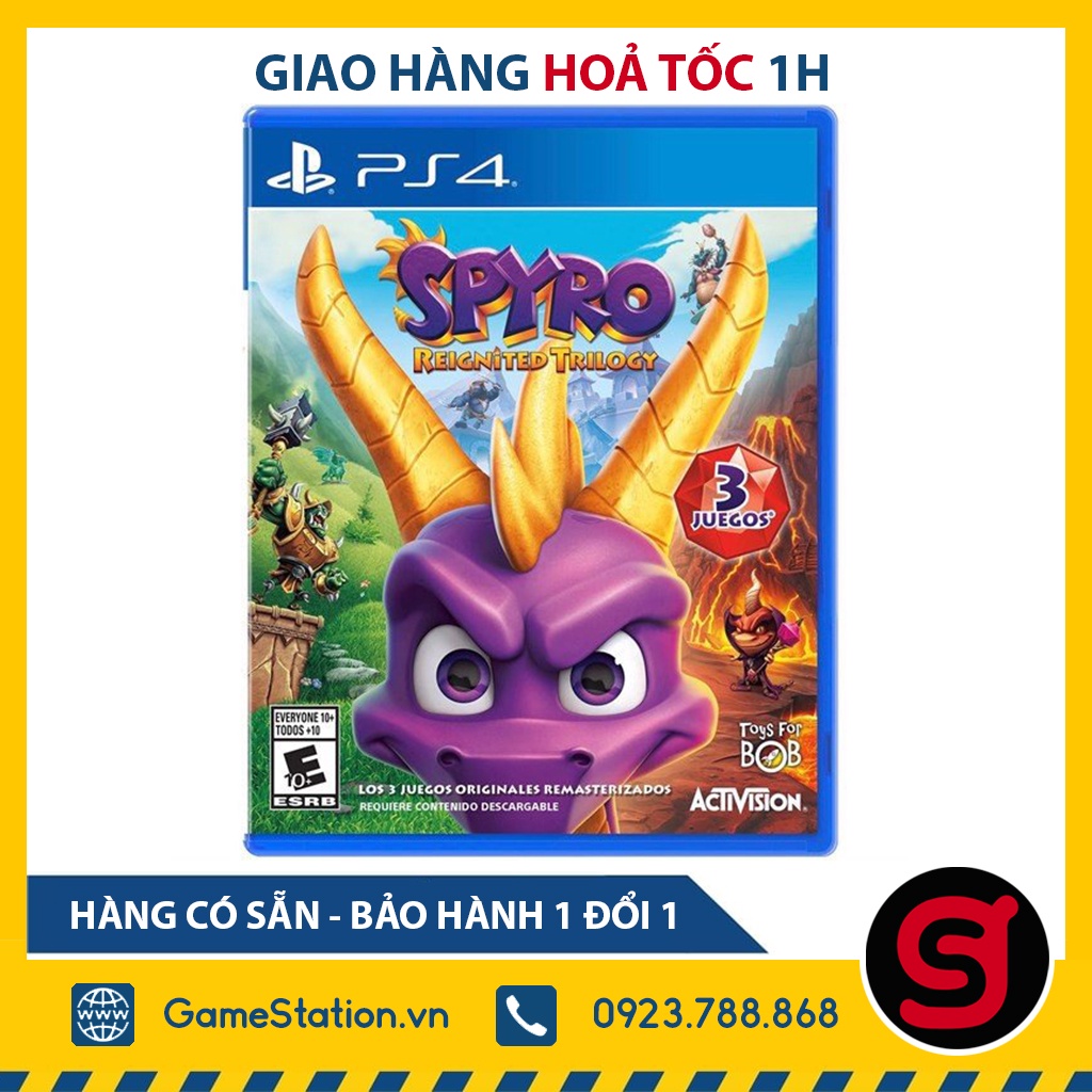 Đĩa Game PS4: Spyro Reignited Trilog
