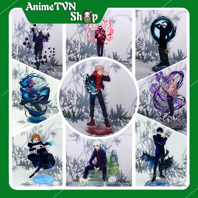 Tượng Mica Standee anime/manga Jujutsu Kaisen - Nhựa Cứng Acrylic In nhiều chi tiết sắc nét có bảng tên