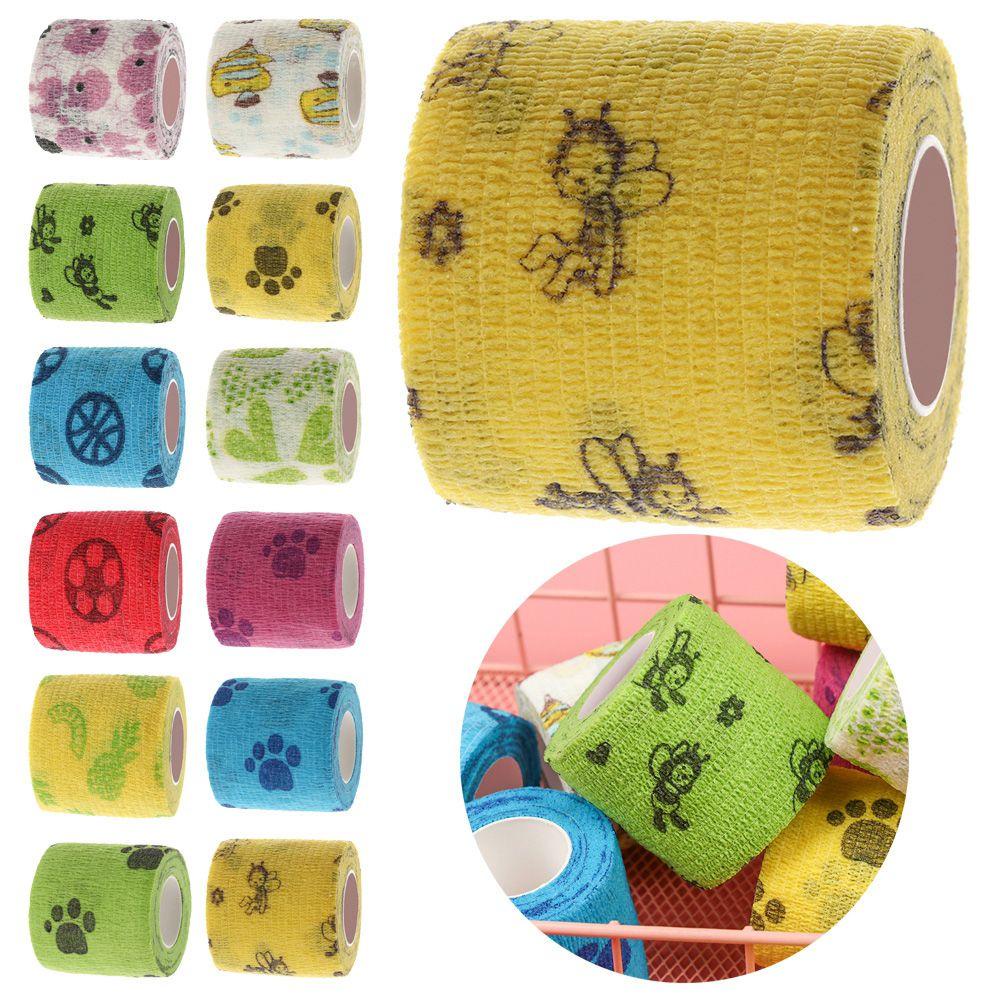 Băng Quấn Bảo Vệ Đầu Gối Tự Dính 12 Màu Kích Thước 5cm * 4.5m
