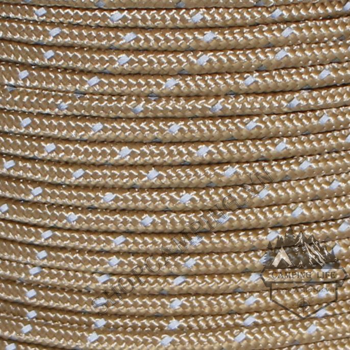 Dây dù căng lều bạt có phản quang chống gió phơi treo móc đồ cắm trại dã ngoại 5 mét