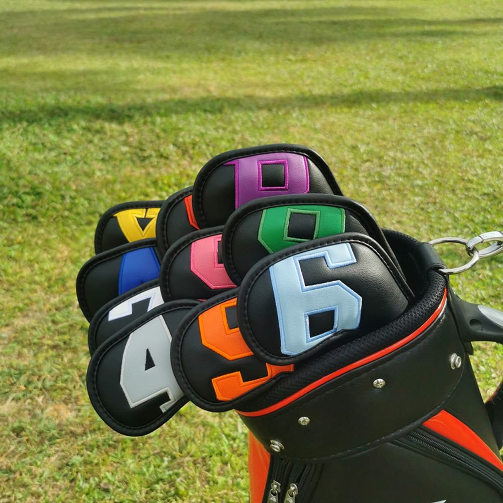 Bộ 10 vỏ bọc đầu gậy đánh golf GIOVANNI 6 màu gradient bằng da PU chất lượng cao