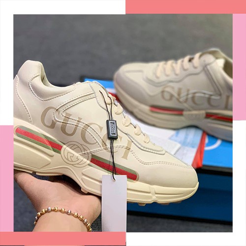 Giày Gucci ngang cổ thấp nam nữ tăng chiều cao đủ phụ kiện | BigBuy360 - bigbuy360.vn
