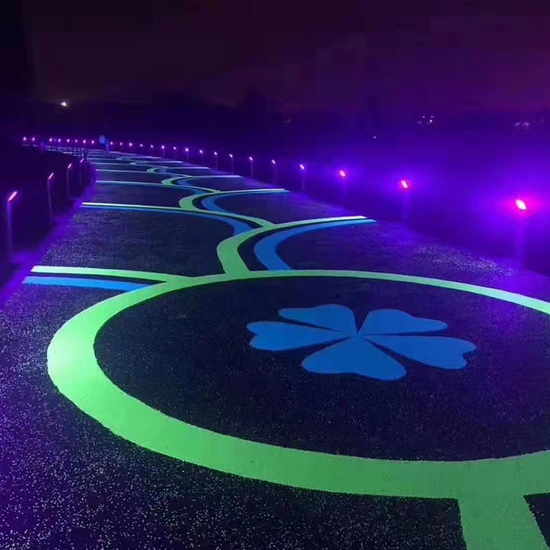 Đá phản quang trang trí sân vườn sỏi huỳnh quang lát sân vườn,bể cá - Đá vụn dạ quang phát sáng trong đêm