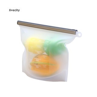 PVN9870 Túi Zip Silicon đựng bảo quản thực phẩm (Silicon Zip bag for food preservation) T2 .