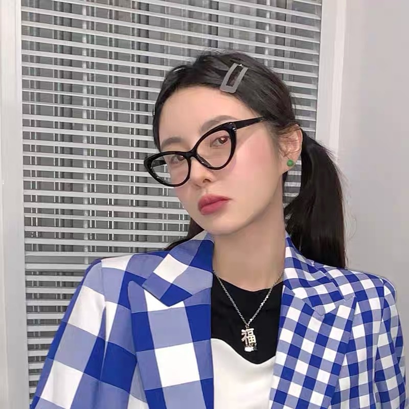 Kính thời trang VIENDO gọng nhựa dẻo kiểu dáng mắt mèo cho nữ