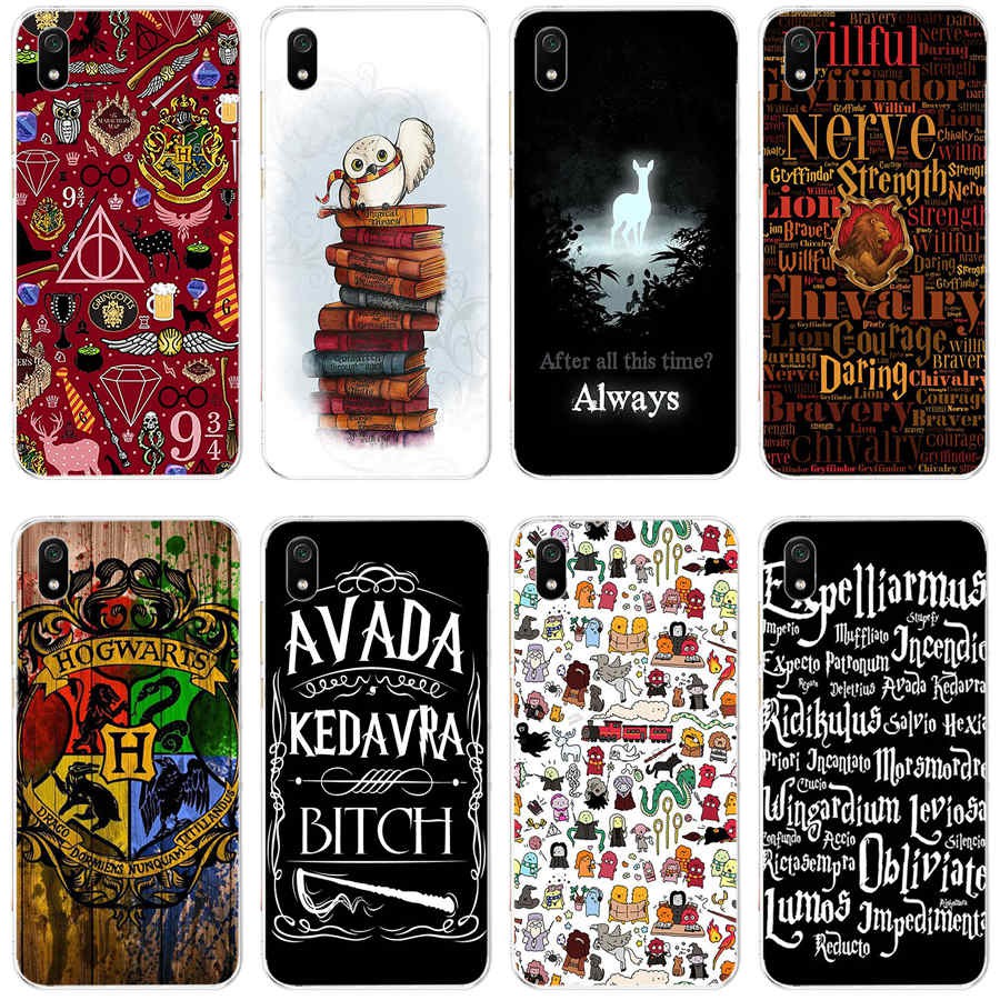 Ốp Lưng Silicon Mềm Phong Cách Harry Potter Cho Xiaomi Redmi 5 Plus 5a 6 6a 7 7a