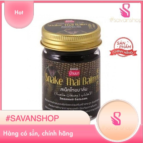 Dầu cù là rắn - cao rắn hổ xoa bóp Snake Thai Balm - THÁI LAN