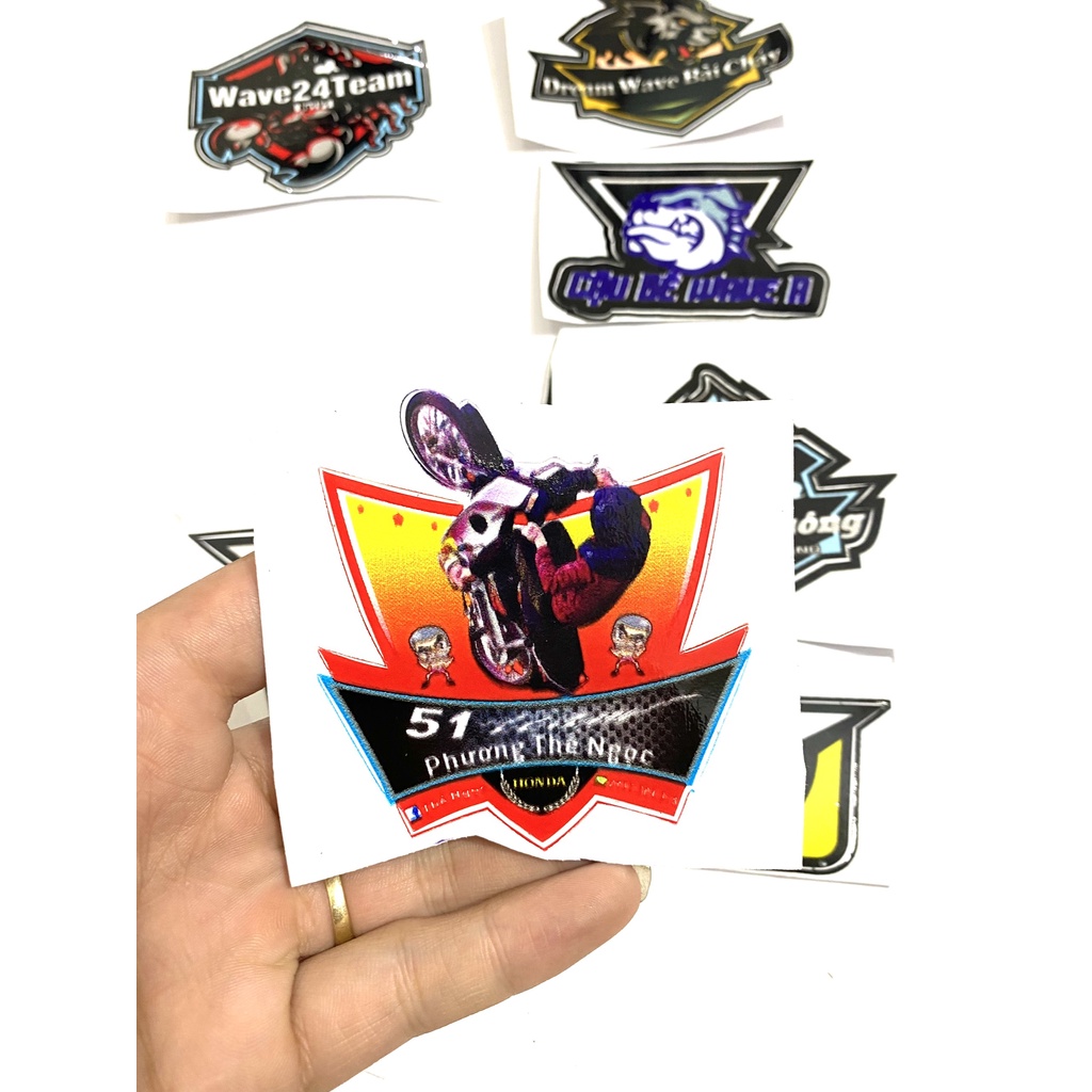 Tem Sticker 3 lớp đủ mẫu Cam Kết 3 Lớp Chống Bong