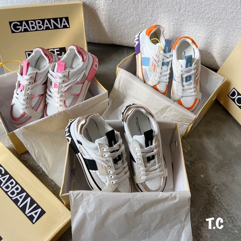 Giày thể thao dolce gabbana phối màu