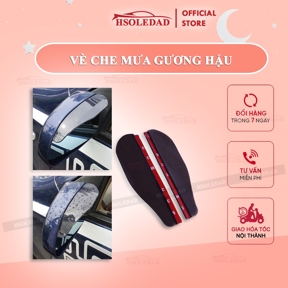 Vè che mưa gương chiếu hậu chống bám nước