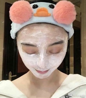 N31 Băng đô bờm mỏ vịt 🐣 má hồng 3D