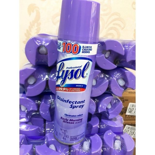 Lysol xịt phòng diệt khuẩn khử trùng 538g