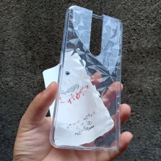 Ốp lưng Oppo F11 Pro dẻo trong vân 3D kim cương chống sốc NEW