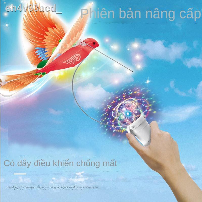 ✶❒₪Net nổi tiếng chim điều khiển từ xa đồ chơi điện phát sáng dây Luban bay mô phỏng bồ câu trẻ em