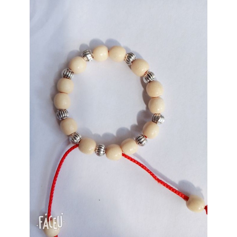 Vòng dâu tằm chỉ đỏ vòng dâu tằm bi bạc phong thủy 7 bi bạc bé trai vòng dâu tằm 9 bi bạc bé gái