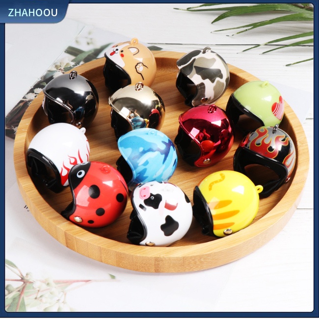 ☃Nhà☃ Mũ Bảo Hiểm In Họa Tiết Hoạt Hình Cho Gà / Chim Cảnh