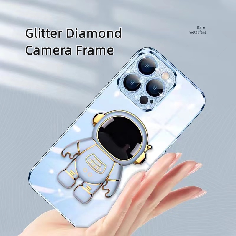 Ốp Điện Thoại TPU Mềm Trong Suốt Mạ Kim Tuyến Sang Trọng Cho iPhone 13 12 11 Pro XS Max X XR 7 8 plus SE 2020