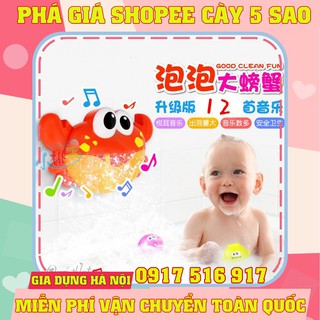 Cua thổi bọt bong bóng có nhạc cho bé