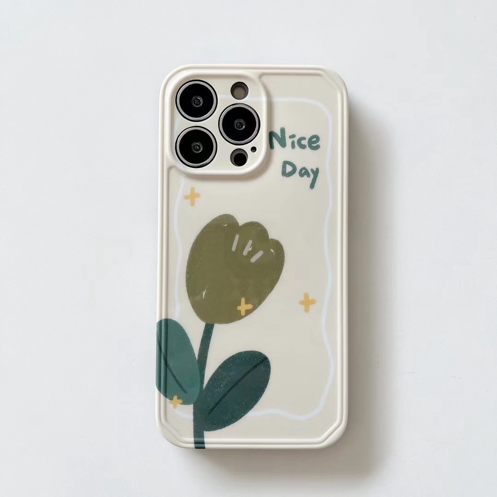 Ốp Điện Thoại tpu Mềm Hình Hoa tulip Cho iphone 14 pro max 13 pro max 12 pro max 11 pro max xsmax