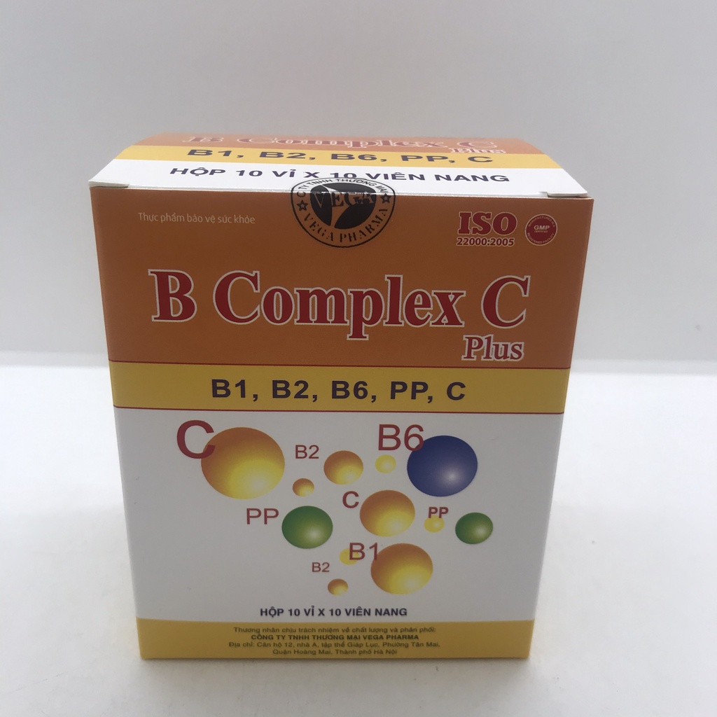 Viên Uống Vitamin B Tổng Hợp B Complex C Plus - Bổ xung vitamin B và C