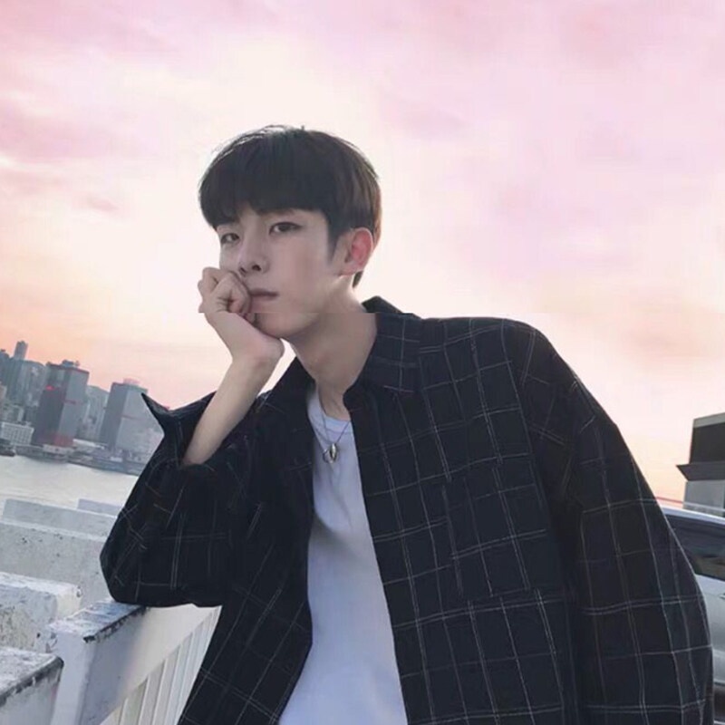 Áo sơ mi AOKANG dáng rộng thoáng khí thấm hút mồ hôi thoải mái họa tiết sọc caro dễ phối đồ thời trang cho nam