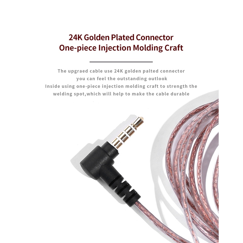 Tai Nghe Jcally PJ2 5N Có Dây Đồng 0.78mm QDC MMCX KZ ZST ES4 ZS3 ZSN pro EDX pro