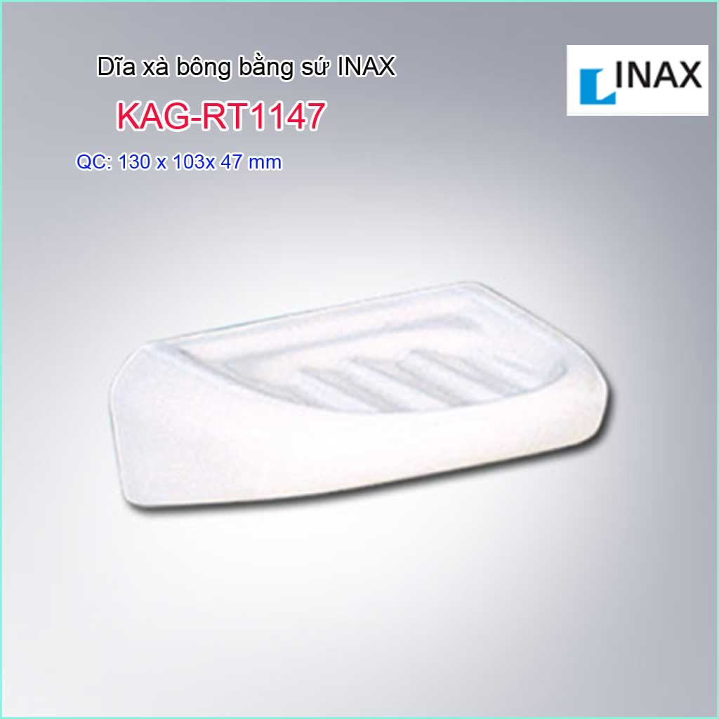 Kệ sứ phòng tắm, dĩa đựng xà bông Inax KAG-RT1147