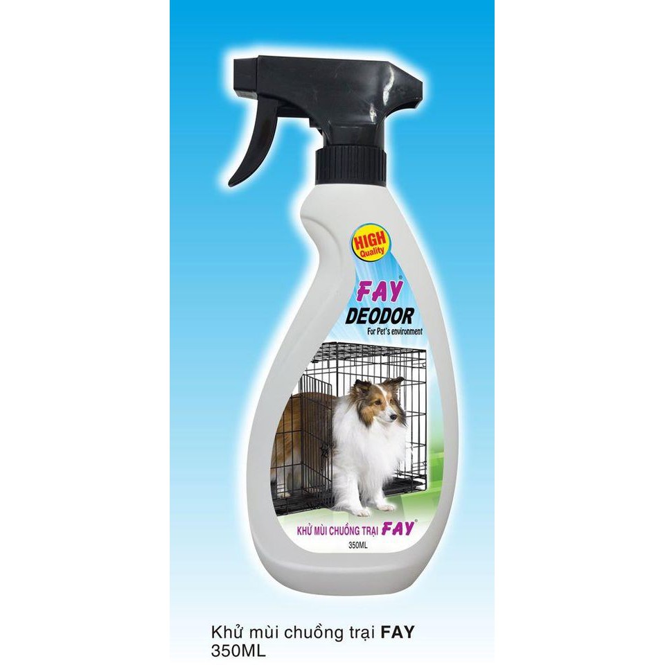 Xịt Khử Mùi Chuồng Trại Chó Mèo FAY DEODOR 350ml