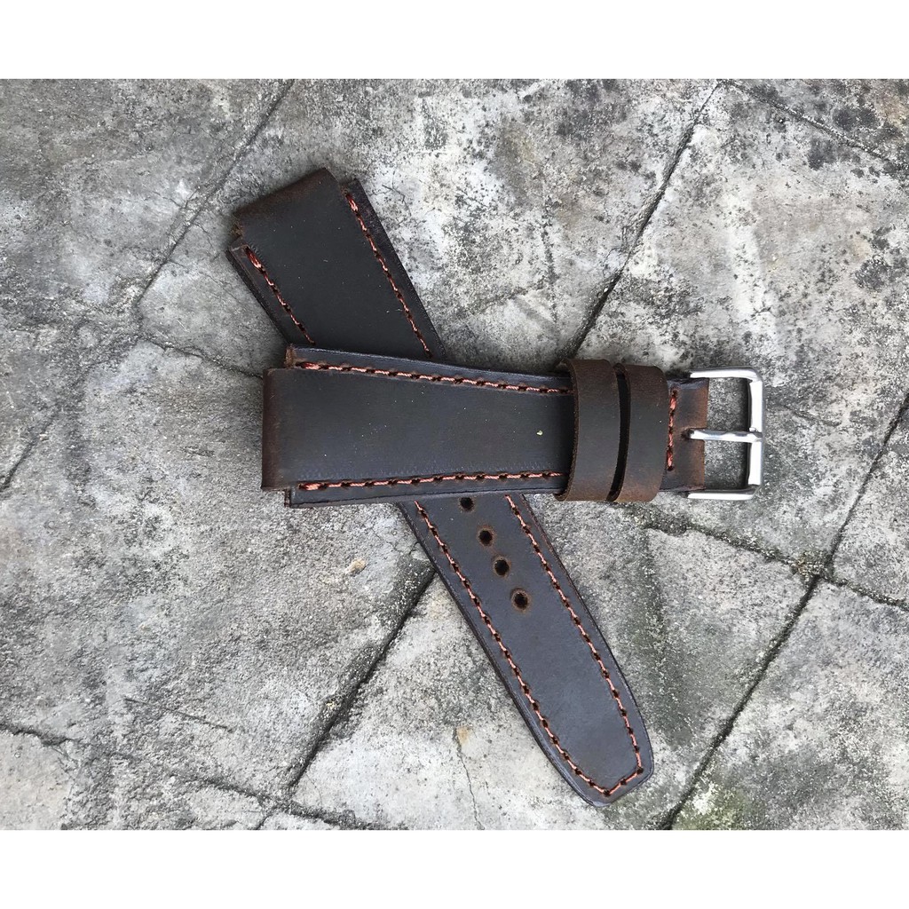 Dây Da Đồng Hồ Casio 1200 da bò sáp