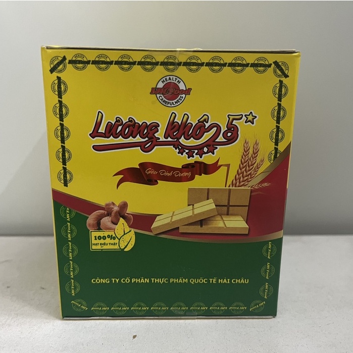 Lương khô 5 sao Hải Châu Quốc Tế hộp 10 thanh