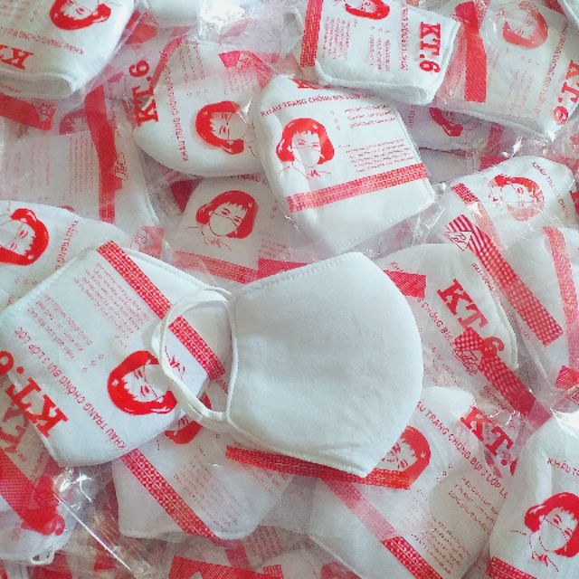 Khẩu trang 3 lớp lọc bụi vi khuẩn  - nẹp trong. | BigBuy360 - bigbuy360.vn