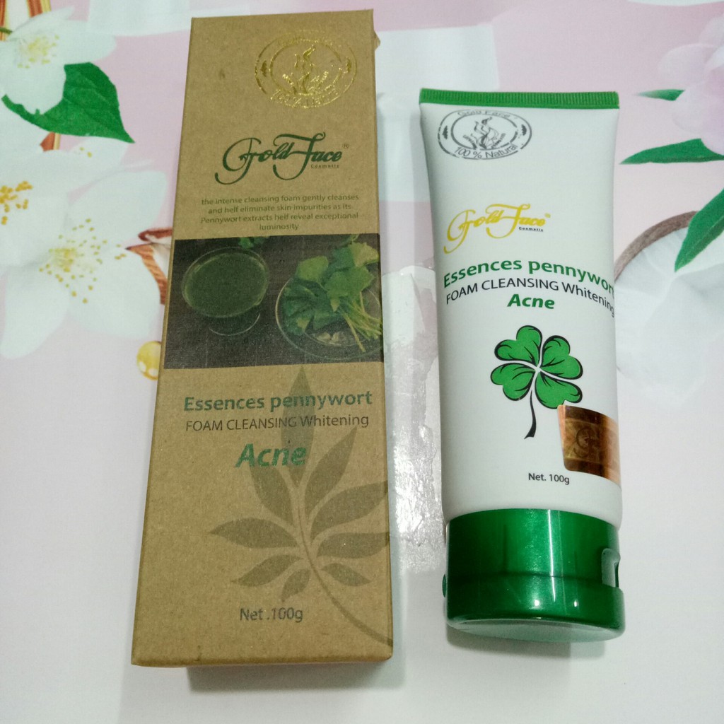 Sữa rửa mặt rau má Goldface