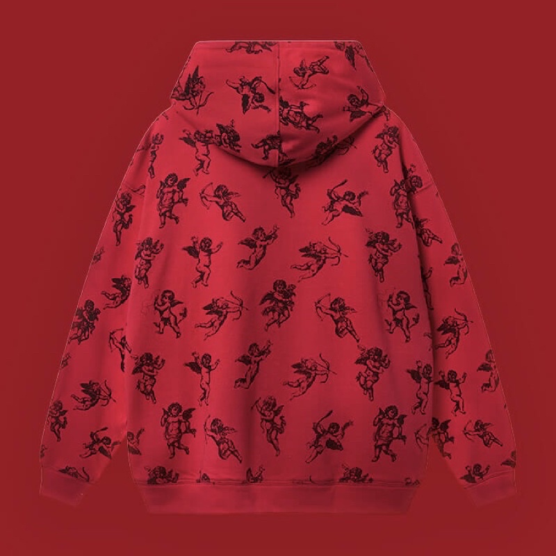 Áo Hoodie BOBUI ANGELS BOBUI LOGO REFLECTIVE HOODIE/ RED