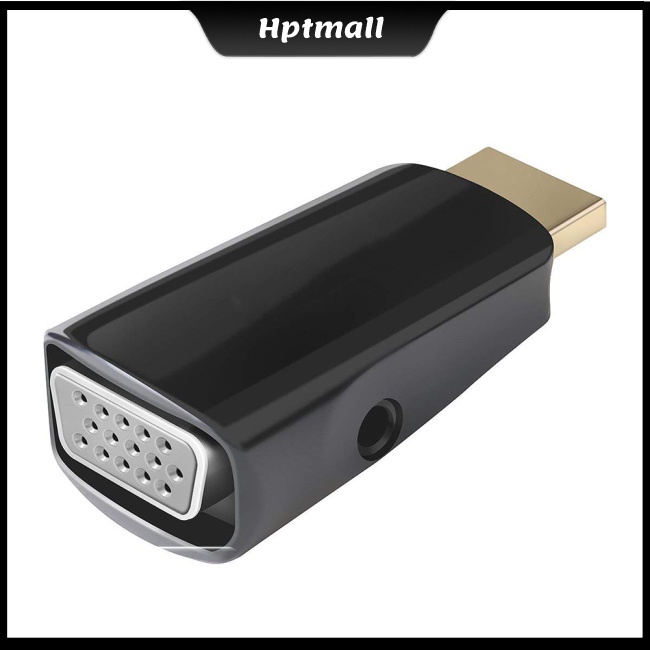 Đầu Chuyển Đổi NTO 1080P HDMI Sang VGA + Đầu Cắm Âm Thanh 3.5Mm full HD Cho PC Laptop