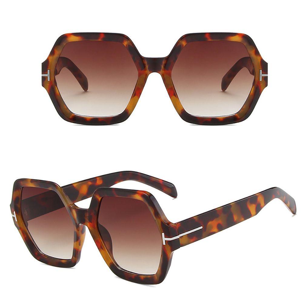 Kính Chống Bức Xạ UV400 Tròng Lớn Phong Cách Hàn Quốc Cho Nam Và Nữ