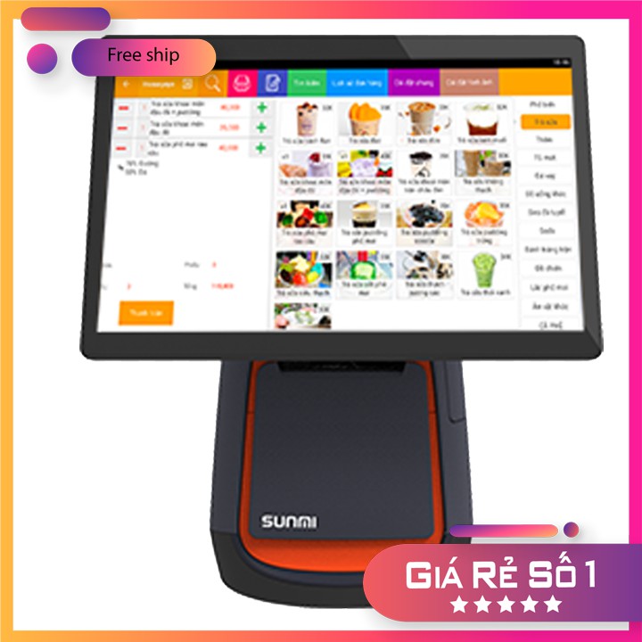 Máy bán hàng cảm ứng POS Sunmi T2 1 màn | BigBuy360 - bigbuy360.vn