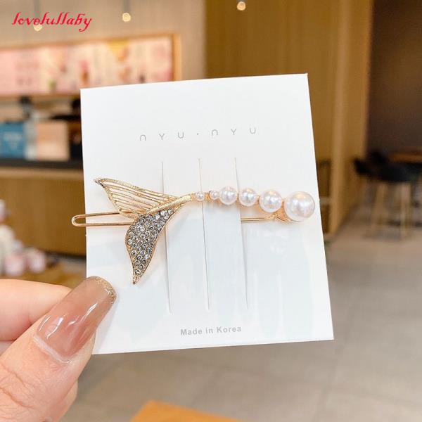 Kẹp tóc đính đá phong cách Hàn Quốc 12 kiểu dáng tùy chọn