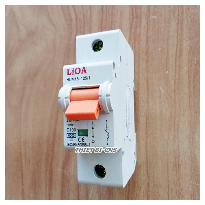 Aptomat LiOA Loại 1 Cực 50A - 63A Dòng Cắt 6kA