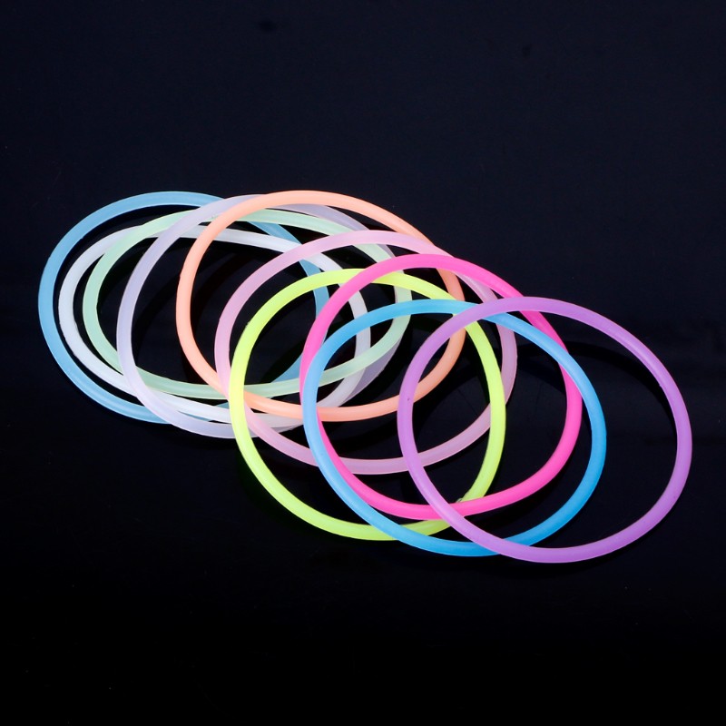 Set 10 vòng đeo tay silicone dạ quang