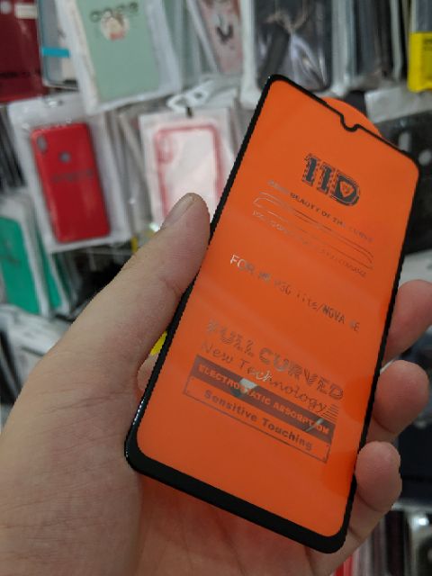 Cường lực 11D cho Huawei P30 Lite / Nova 4e FREESHIP Từ 50k full màn full keo ôm màn 2.5D chất đẹp