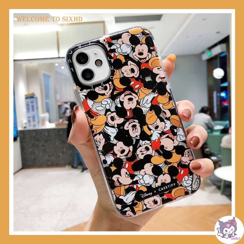 Ốp Điện Thoại Trong Suốt In Hình Chuột Mickey / Minnie Xinh Xắn Cho Iphone 12 11 Pro Max Xs Max Xr 6s 8 7 Plus